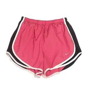Nike Dri Fit Women’s Running Shorts Pink Black White Lined Small Lightweight